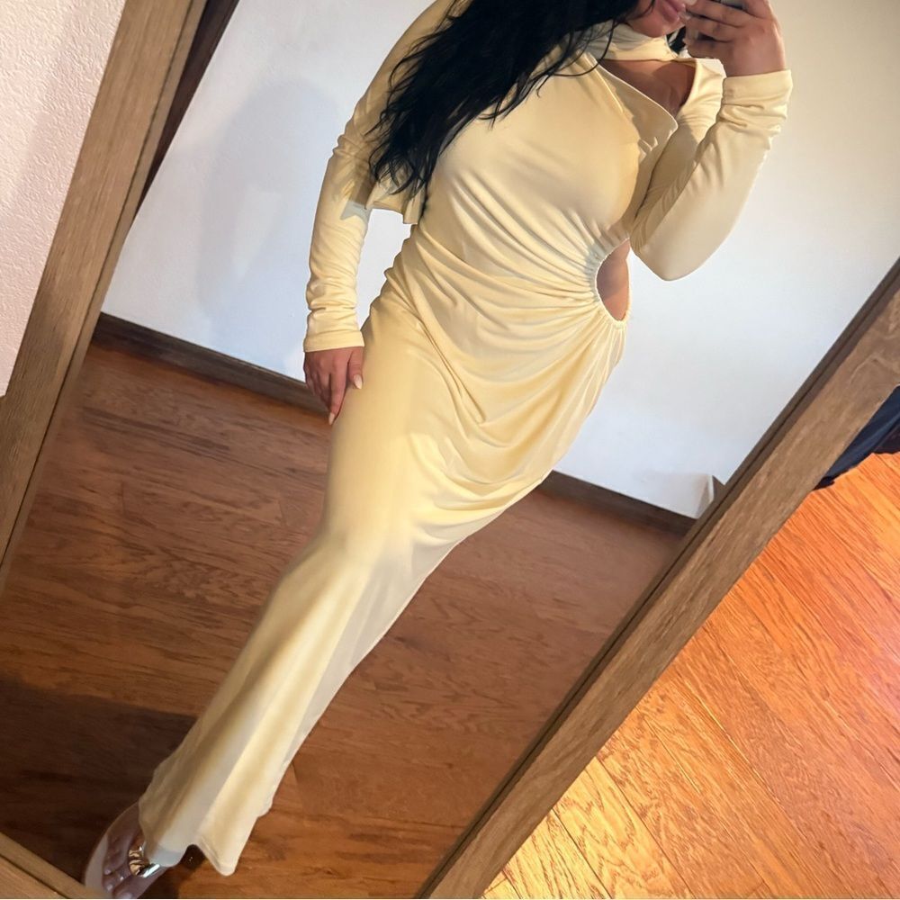 RARE Significant other Yellow maxi dress